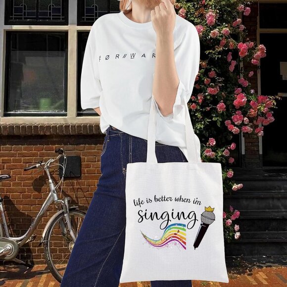 Inspirational Singing Cosmetic Bag - Gift for Musicians and Vocal Enthusiasts - Picture 6 of 7